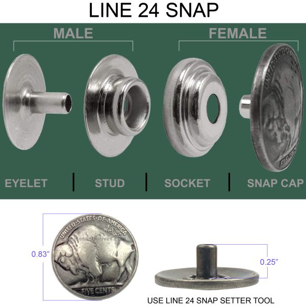 Buffalo Nickel Decorative Snap - Image 3