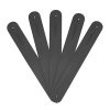 Leather Drawer Pulls in Plain Chocolate Brown
