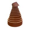 Leather Strap, Brown, 1 inch wide, 3mm (7-8 oz) thick, 65-70 inch long