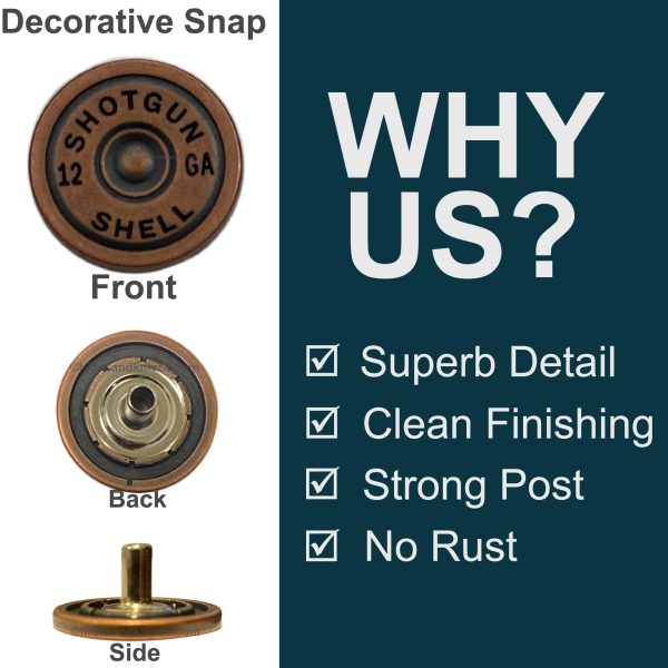 Shotgun Shell Decorative Snap - Image 3