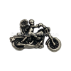 Antique Angel Riding Motorcycle Decorative Snap