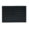 USA Flag in Black On Black - Embroidered Patch