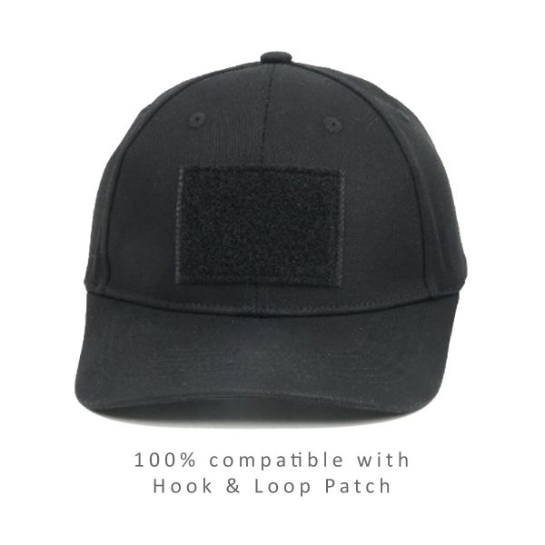 Premium Curved Bill Snapback Hat with Loop For Hook & Loop style Patches