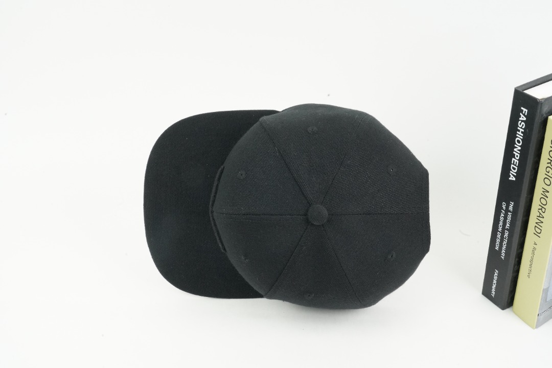 Premium Flat Bill Snapback Hat with Loop For Hook & Loop style Patches - Image 4