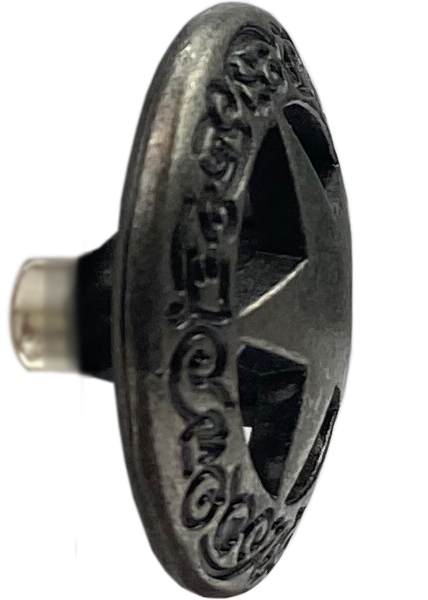 Texas Ranger Star Antique as Decorative Snap - Image 2